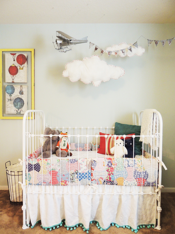 Vintage Inspired Crib Bedding 59