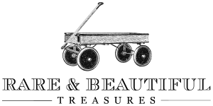 Rare & Beautiful Treasures Logo - black watermark