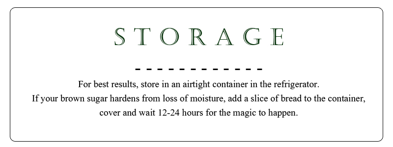 brown sugar storage