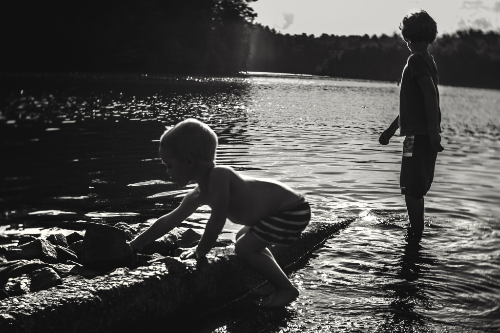 evening at the lake